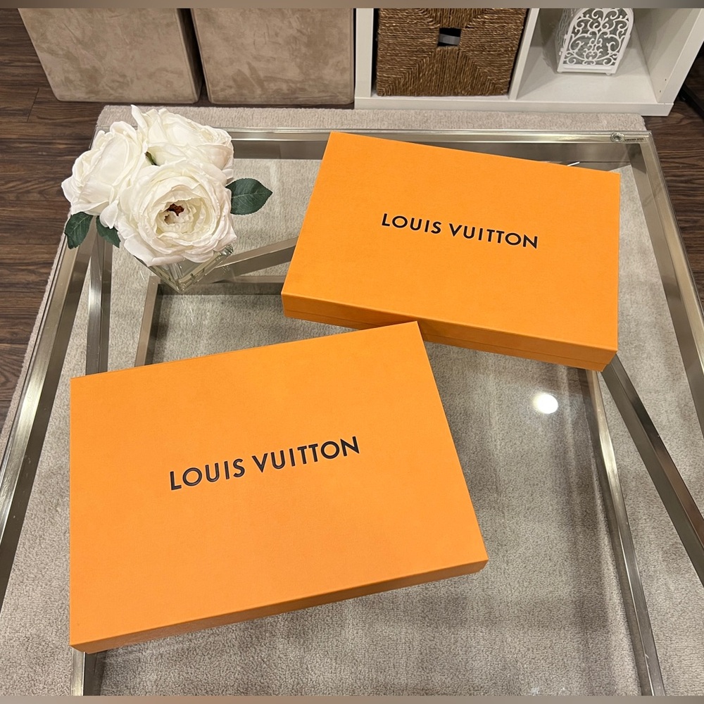 Louis Vuitton Magnetic Empty Gift Boxes (set of 2)